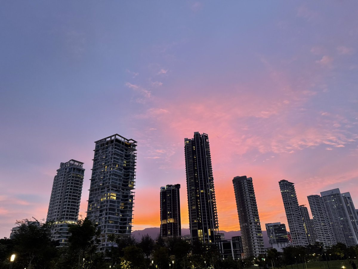 penangaqua's tweet photo. 夕焼けが綺麗でしたー！ https://t.co/PqJZPs54iy