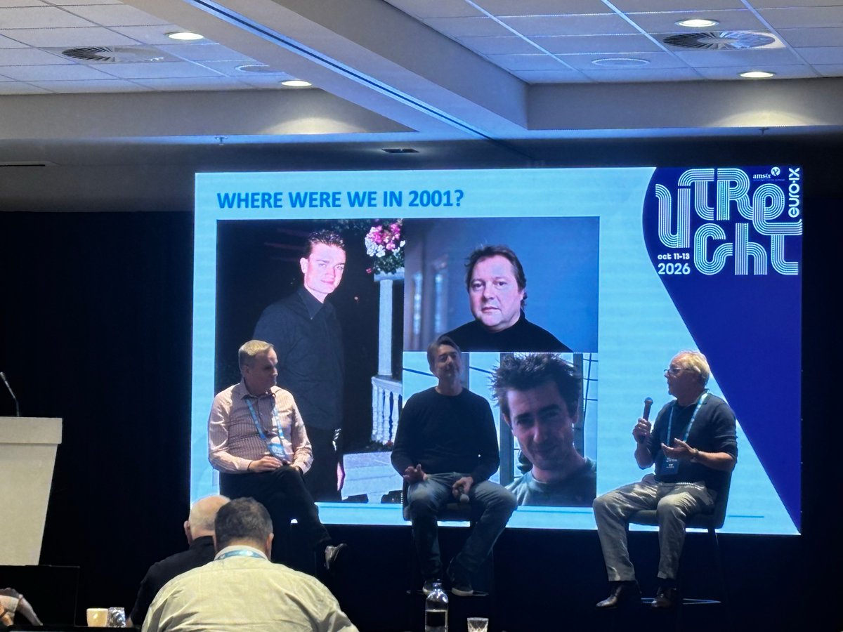 LINX_Network's tweet photo. Wishing @euroix many congratulations on their 25th anniversary 🎉 The LINX team are proud to be there to celebrate with the IXP community. 

Look out for Tim Preston from LINX who will be presenting tomorrow in the IXP Evolution Session on our LON2 network and our new Metro Resilience solution launched this year in London. https://t.co/F2U9M4HUUC

#PeeringandMore #LINX #LON2 #NetworkResilience #London