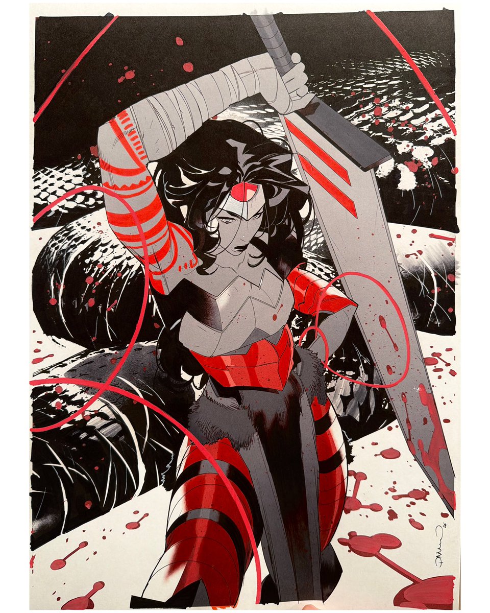 SimoneDiMeo_'s tweet photo. Absolute Wonder Woman pre show commission for NYCC! https://t.co/lPQVO1ie4Z