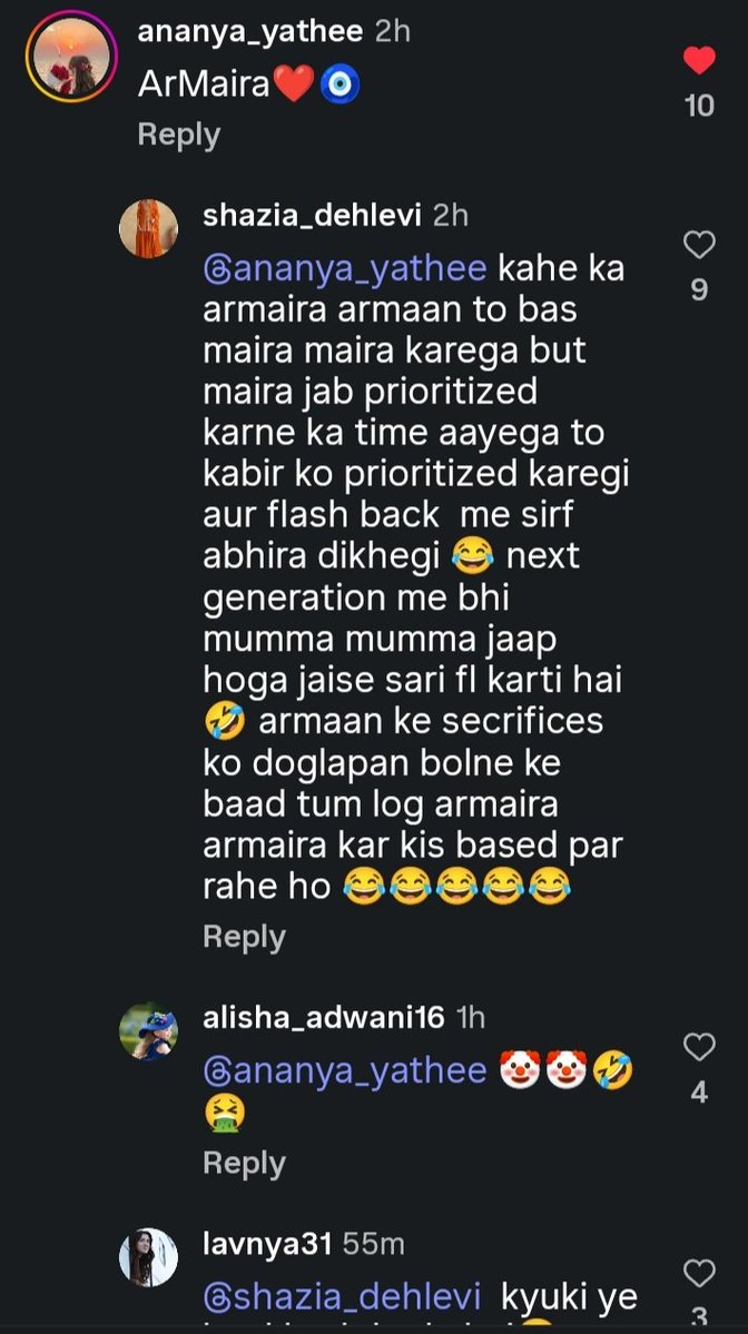 mirchikepakore_'s tweet photo. Positive, hateless, and harmless comments ke niche bhi apni jealousy leke aa jate, phir bolte hum kaha jealous hai.. unki marzi bhai woh kinko support kare or na kare.. bilbila hue sabke comments ke niche pagalate rhte cheapers
#yrkkh #abhimaan https://t.co/9HIGA2049X