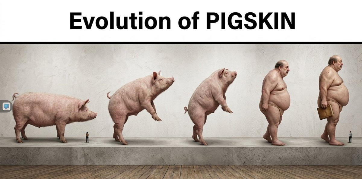 Aryavrat05's tweet photo. Evolution of whites in the west. 

Pig Faith ✝️ https://t.co/hqbSDyYZOz