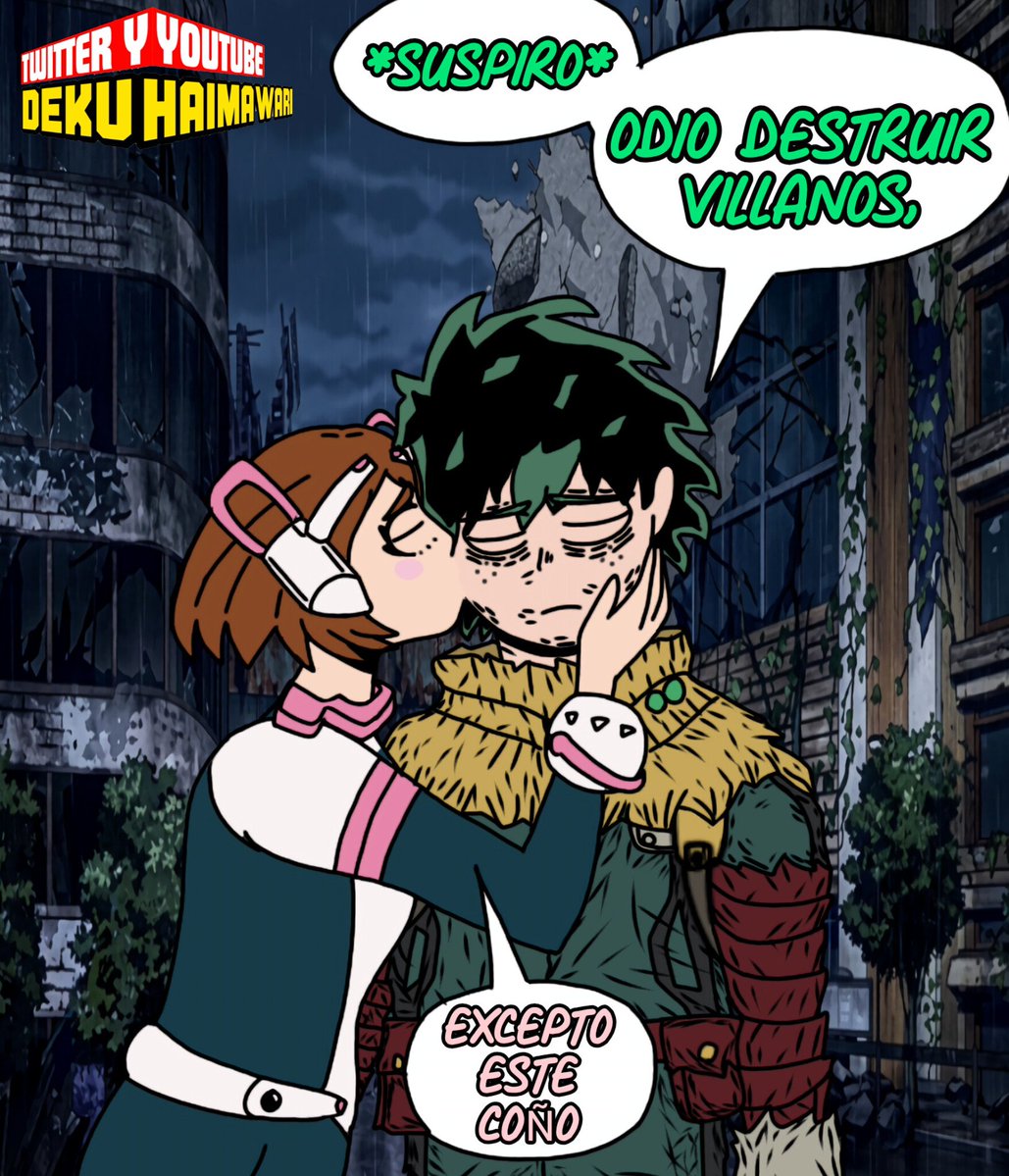 Dekuhaimawari's tweet photo. Lo único bueno del Deku vigilante. https://t.co/G7M3CCQEbJ