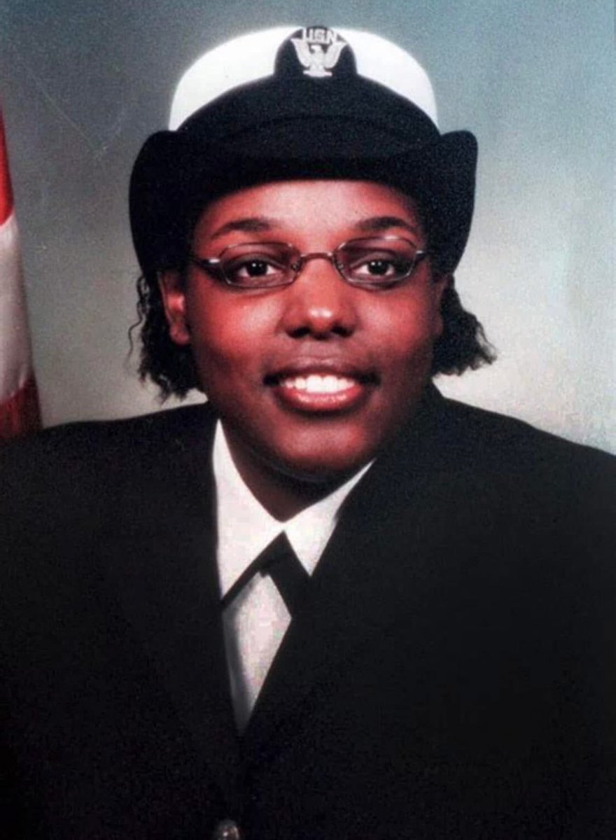 GrammyMandyB's tweet photo. @Arkypatriot Remembering Navy Seaman Lakeina M. Francis of Rowan County, NC who was killed in the line of duty when a terrorist bomb was detonated along the port side of the USS Cole while it was refueling in Aden, Yemen, on Oct. 12, 2000. 🇺🇸 https://t.co/rIAHftGvsH
