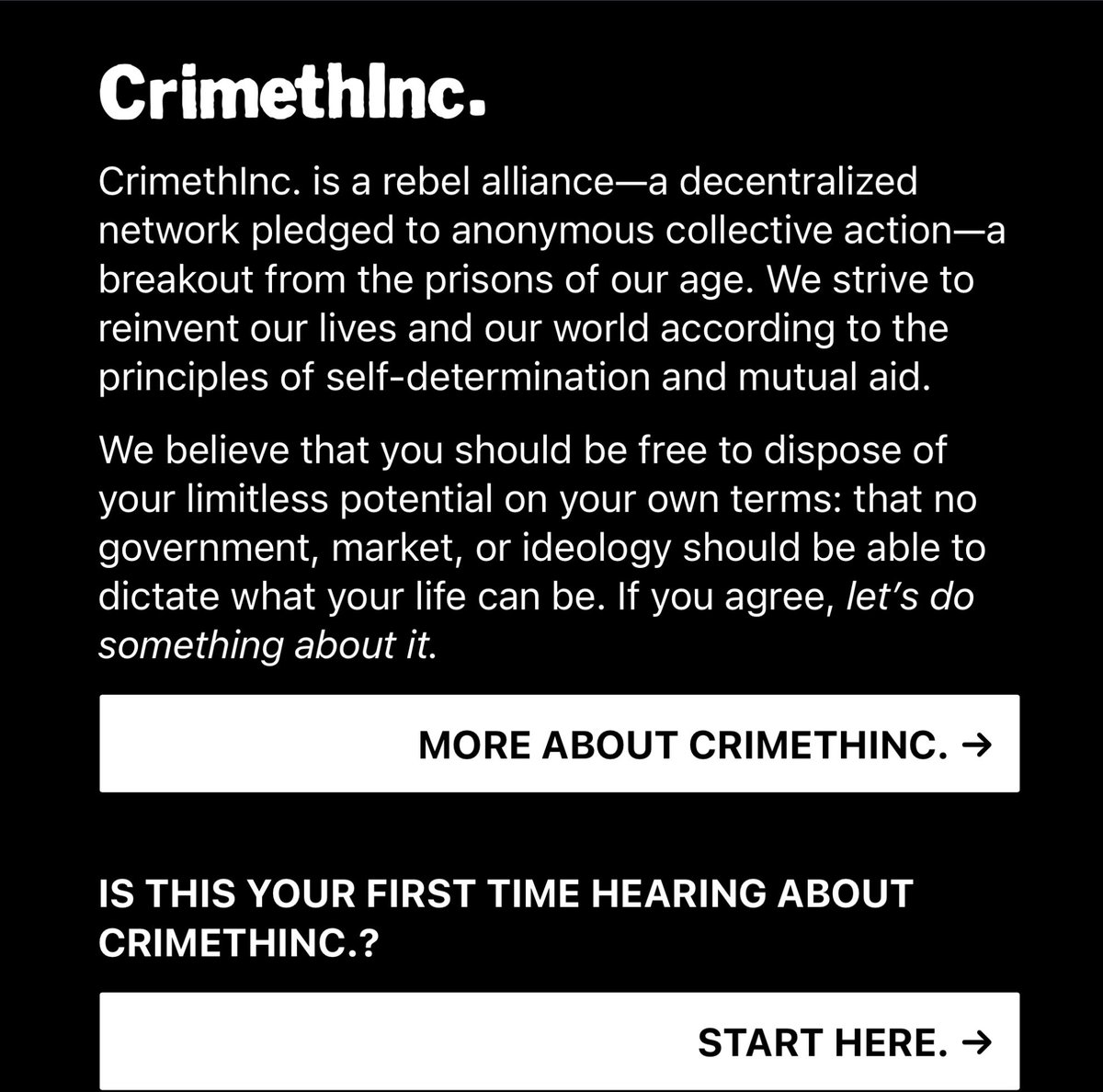 laralogan's tweet photo. Look at all the languages available on the anarchist platform Crimethinc. Highly organized, well funded &amp; global. I urge you to take a look - they are showing you it is all connected. https://t.co/ksidPRZ0qR
