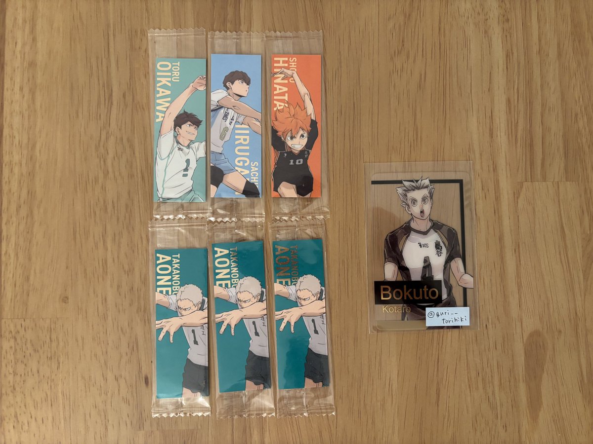 guri__torihiki's tweet photo. 【交換】ハイキュー クレバー プロテインバー
▼譲  及川 昼神 日向 青根
▽求  赤葦 二口

◯大阪手渡しor郵送(ミニレター可)
◯まとめて交換いただける方優先

よろしくお願いいたします。 https://t.co/JF6ILSU1mq
