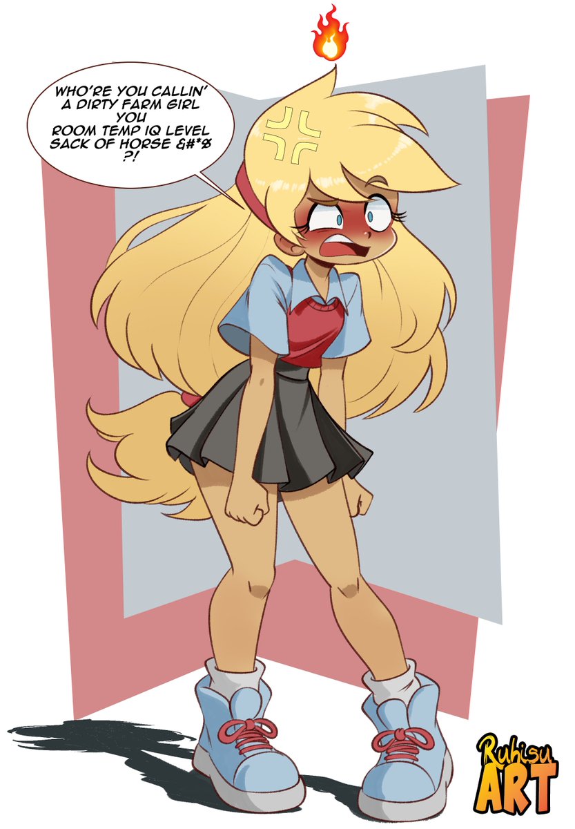 RuhisuART's tweet photo. When this one popular kid at school tries to mess with you, but they don't know that people like Lola and Lynn tought you how to be feisty.

#originalcharacter #anime #digitalart https://t.co/Hkz6z9C8Gv