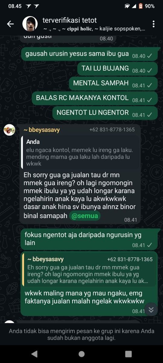 Cellght's tweet photo. VIRAL NIHH, TEMEN GUA UDH MARAH SAMA MEREKA TP MALAH DIGINIIN, MANA BAWA BAWA IBU TEMEN GUA🤣 BENER BENER BOCAH GADA ETIKAA. IBU TEMEN GUA DIBILANGIN YANG GA BENER 🤣🤣 PARAH YA ABIS HINA TUHAN,ALLAH,NABI SEKARANG HINA IBU ORANG YA🤣. VIRALIN GUYS BIAR ORG ORG TAU. https://t.co/gODaZduqKB