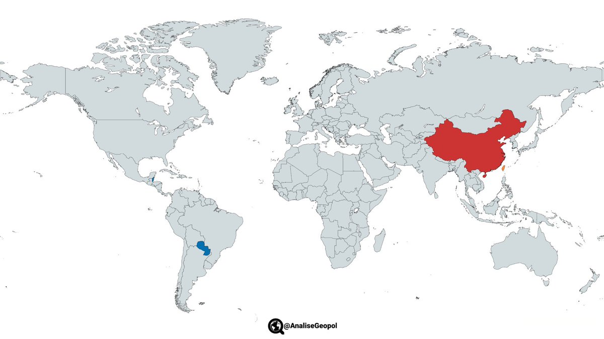 AnaliseGeopol's tweet photo. 🇨🇳🇵🇾🇧🇿 China impõe sanções contra o Paraguai e Belize devido a relações desses países com Taiwan. O ministro das Comunicações do Paraguai e o ministro das Relações Exteriores de Belize estão proibidos de entrar na China, além de outras medidas já adotadas anteriormente. https://t.co/bC6cWfMu7N