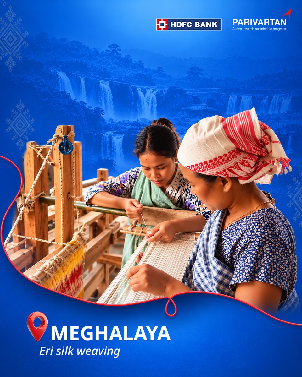 HDFCBankCSR's tweet photo. HDFC Bank Parivartan is supporting women across India to strengthen their enterprises and turn traditional craftsmanship into sustainable income opportunities.

#HDFCBank #Parivartan #WomenEmpowerment #Sustainability #Livelihood #Community #Initiative https://t.co/0Gn8tdUtVg