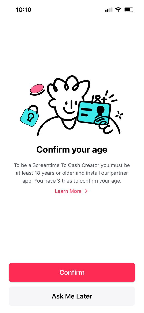 niyotokyo's tweet photo. @TikTokCanada @tiktok_us 
There seems to be an spam/scam ad that uses brand takeover feature to pretend that it’s an official TikTok feature and prevents users from scrolling past it or exiting out of it. It also uses a white background to hide the “ad” label https://t.co/O9uPBGInR2