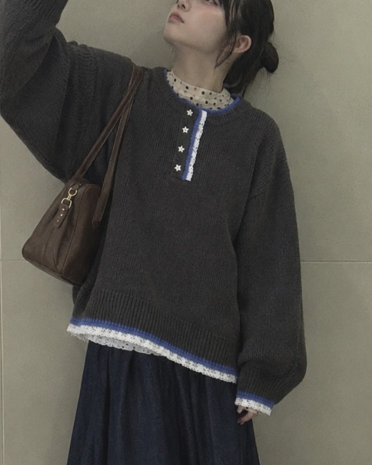 khkp6y's tweet photo. ZOZOTOWNで買える
星ボタンのニットがお気に入り( ﾞo̴̶̷̤ ⩊ o̴̶̷̤ ﾞ)🌟

#日常 #日常的 #日常垢さんと繋がりたい https://t.co/IBJBDEejD0