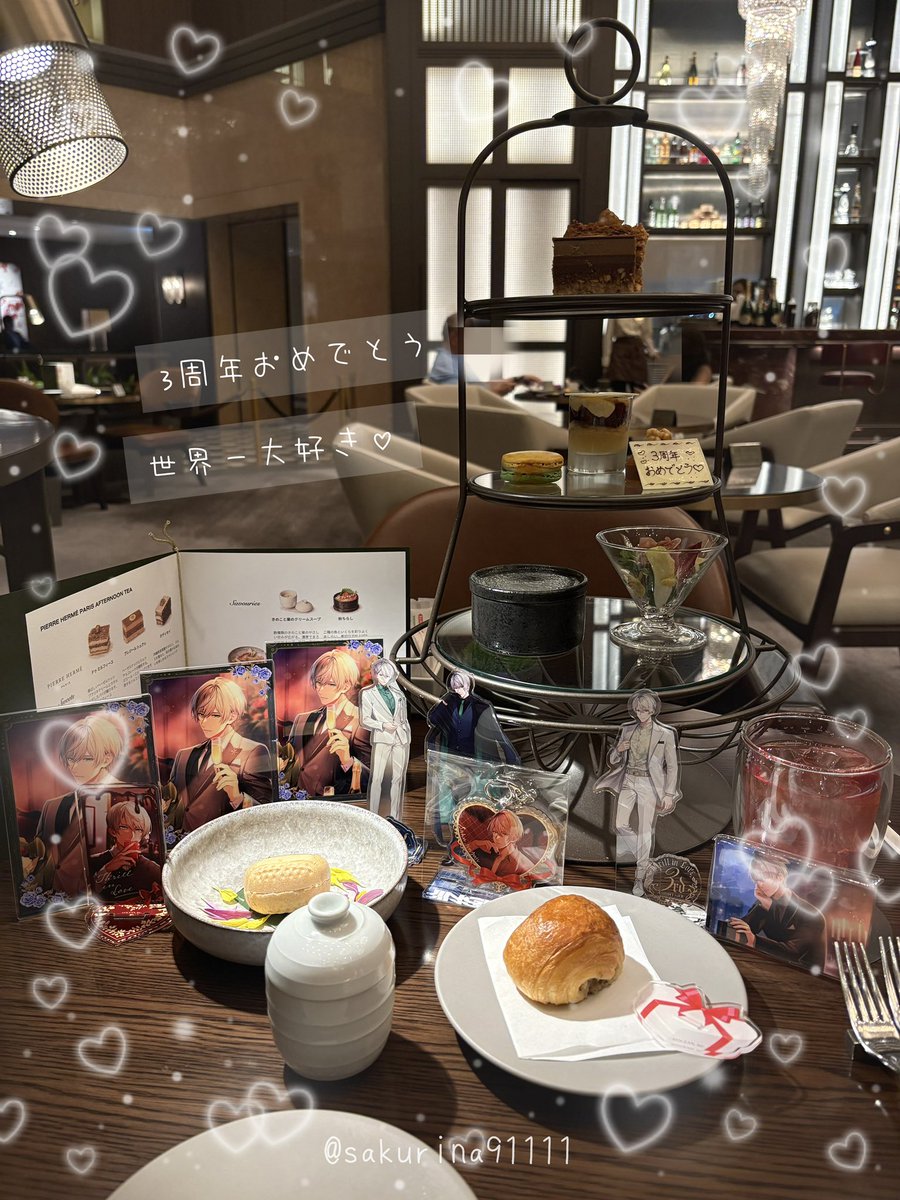 linadi1220's tweet photo. アフタヌーンティーもお祝いしたー🥰
すごい美味しかったし大満足🫖🍰 https://t.co/OD1ykPAXof