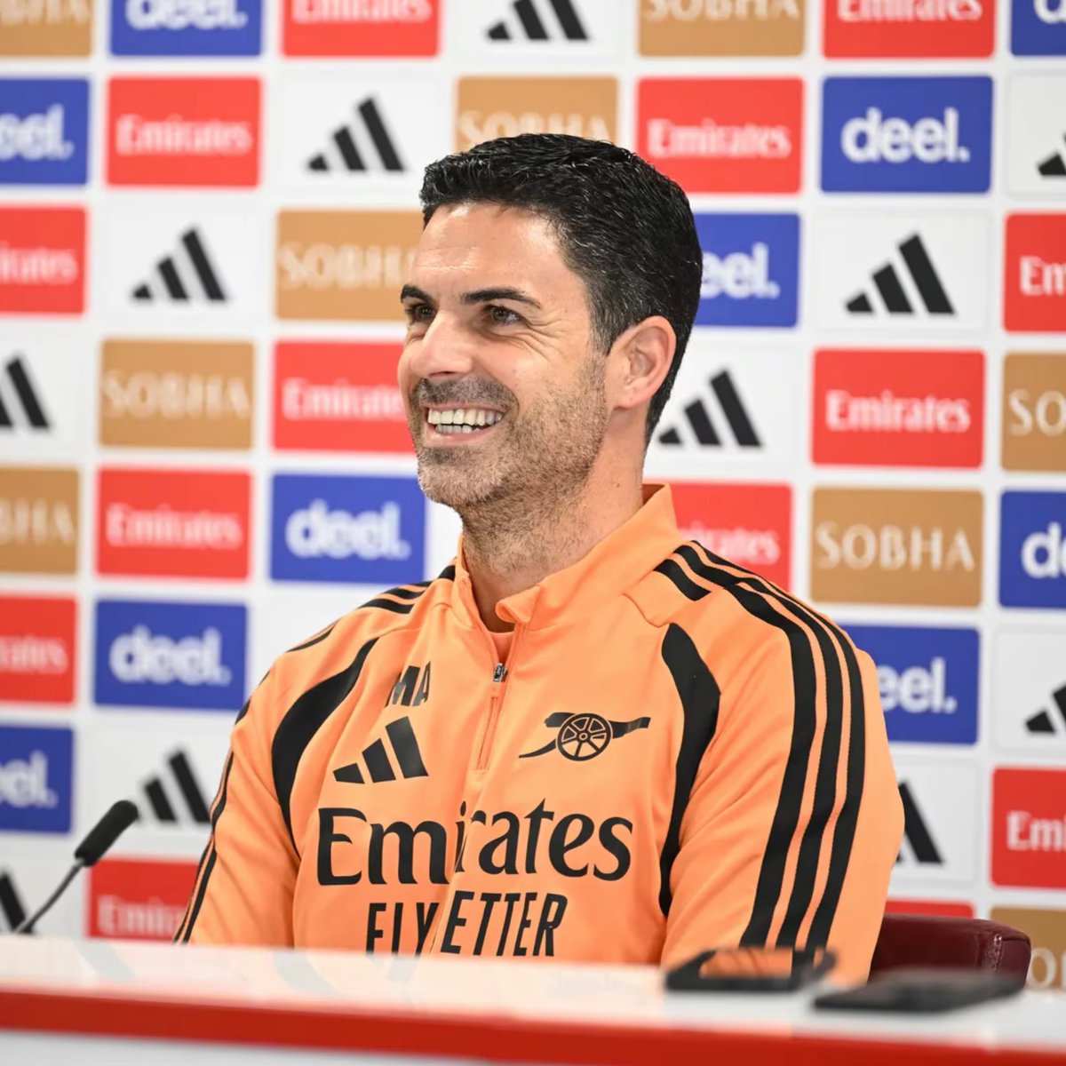 DailyAFC's tweet photo. 🗣️ Mikel Arteta on the Brighton defeat and staying calm:

“We have to be emotionally dominant regardless of the context. We did it in the majority of matches, which is great. We didn’t do it at Brighton and we paid the price.” 🔴 https://t.co/3wwv83khvp