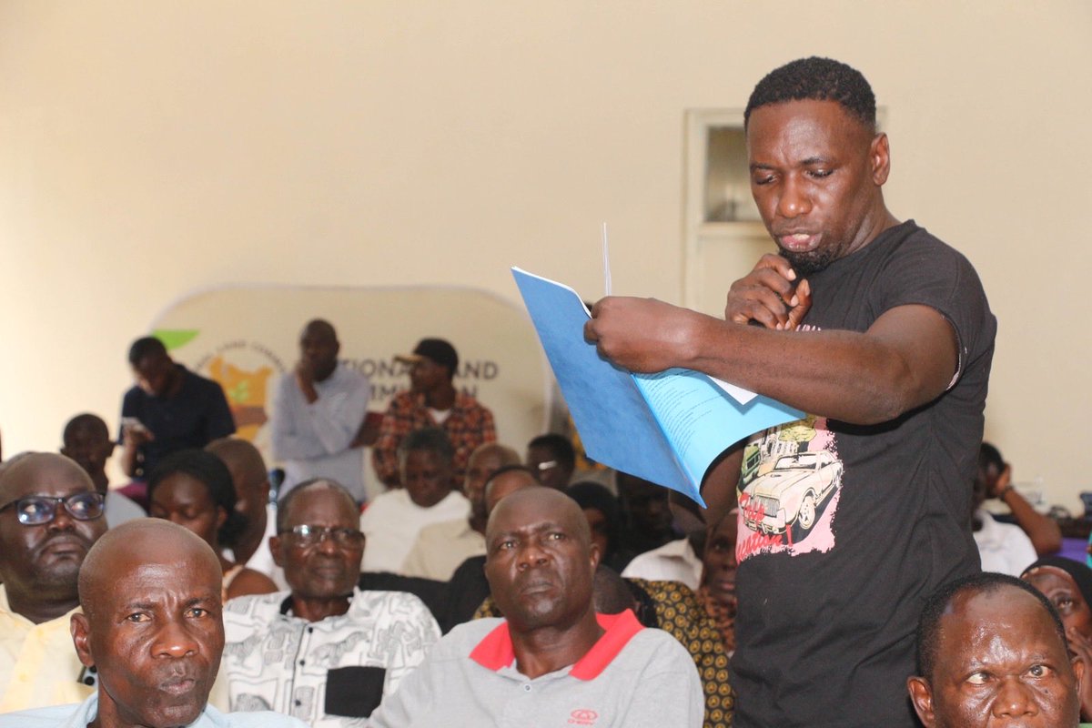 NLC_Kenya's tweet photo. The National Land Commission (NLC) has engaged residents and stakeholders of Kisumu, Vihiga &amp; Siaya Counties to gather their views on the Draft Historical Land Injustices Regulations, 2026, and the Draft Review of Grants and Dispositions of Public Land Regulations, 2026. https://t.co/TAPsF9A1CU