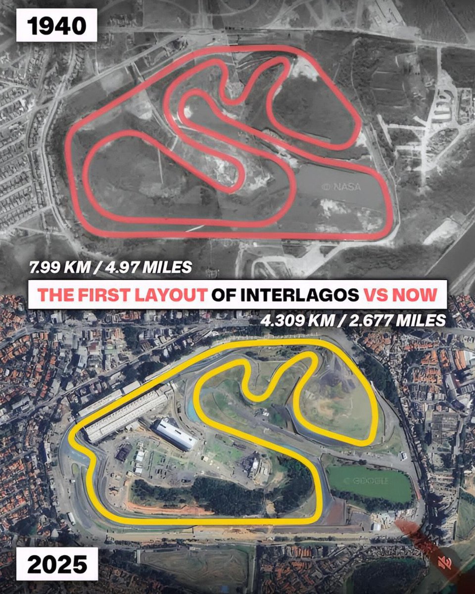 racing_culture's tweet photo. Brazil had two of the most incredible racetracks in the world but chose to commit two crimes against motorsport. 

The first was the mutilation of Interlagos, which used to be the Spa of South America. 

The second was the destruction of Jacarepaguá. 

Really sad! 😣 https://t.co/LndbjAQOES