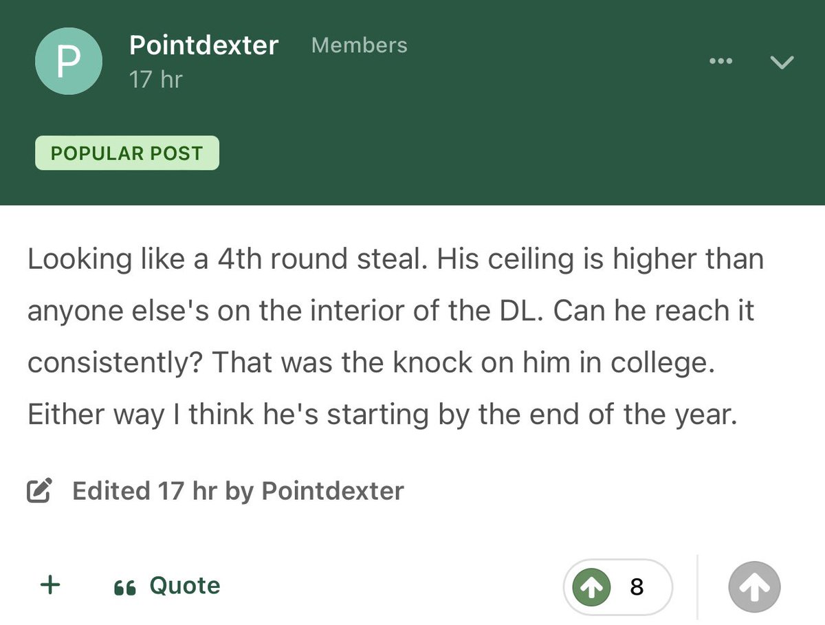 JetNation's tweet photo. Darrell Jackson Jr had a nice game yesterday with 2 pass breakups and a sack. The rookie 4th rounder flashed in the fourth quarter. 

Full discussion started by one of our members, below. 🔗⬇️ https://t.co/J2OwIxP8CK