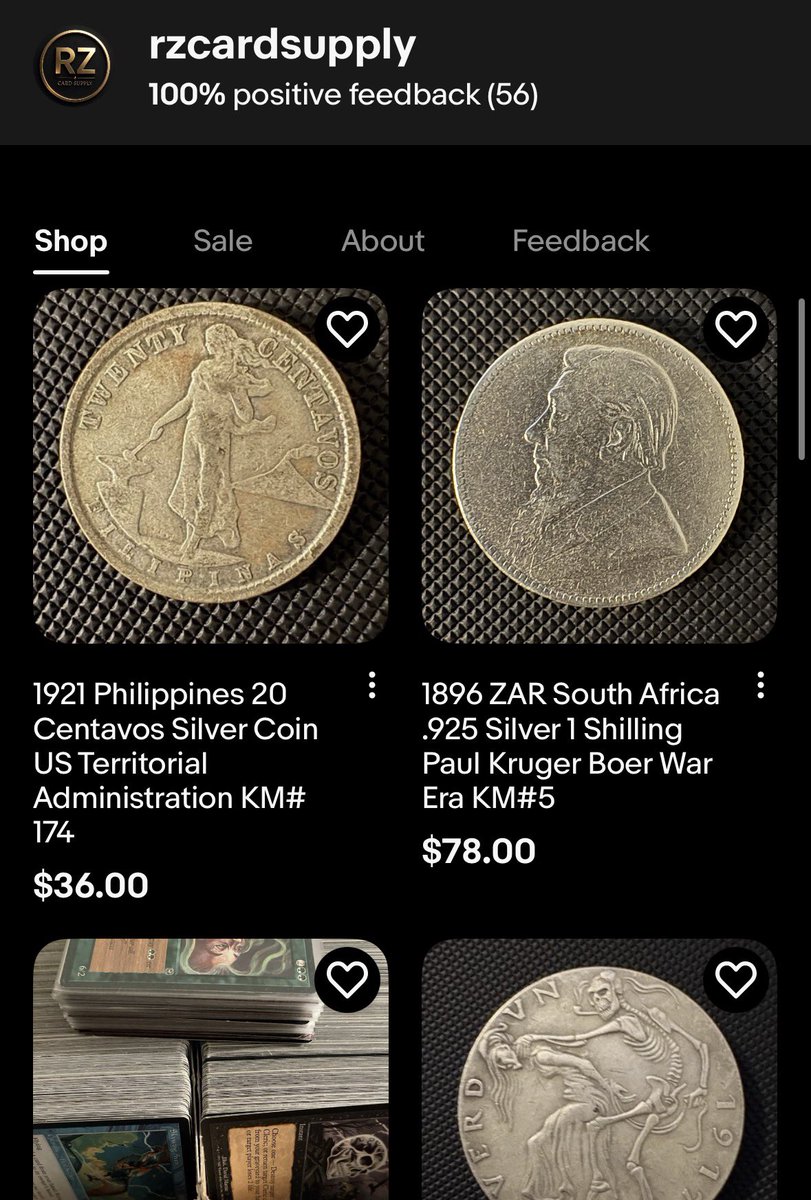 RZCARDSUPPLY's tweet photo. Happy Monday Everybody!
Stop by the shop and check out some coins! The offer button is always on!
https://t.co/9zYgPTtdgL https://t.co/Kq1Jy90a7l