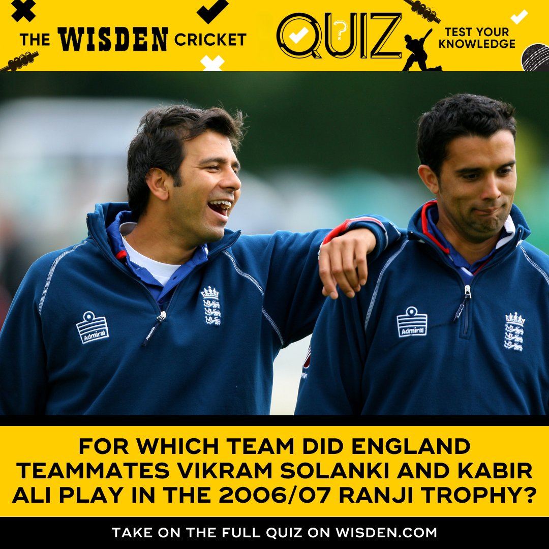 WisdenCricket's tweet photo. This quiz will test your knowledge of the overseas cricketers who have featured in Indian domestic cricket 🏟️

Play here 👉 https://t.co/TXkhs37h4H https://t.co/nC6HXry1xf