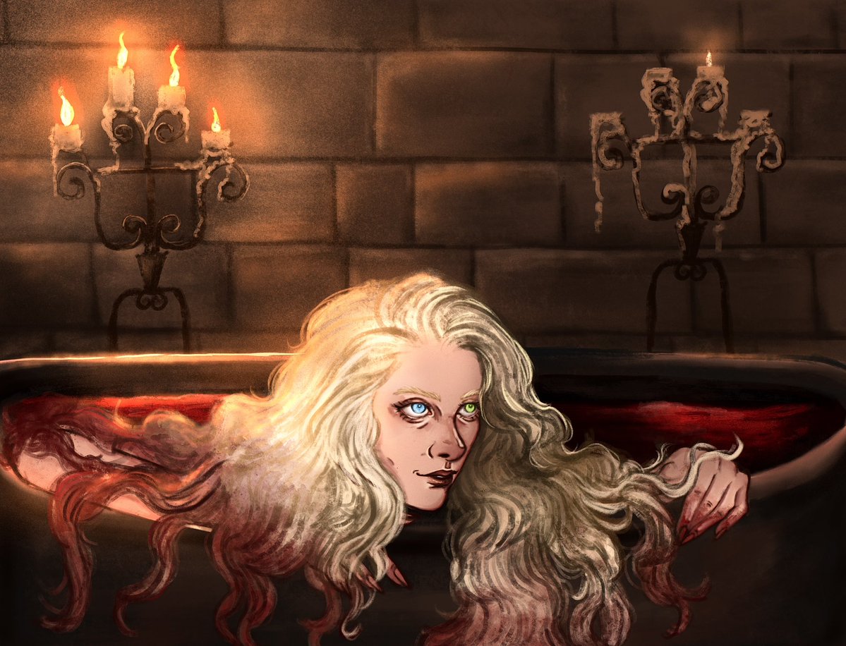 jubartley's tweet photo. She bathes in blood to keep her beauty 🍷

#shieraseastar #bloodraven #asoiaf https://t.co/1W4iupshdu