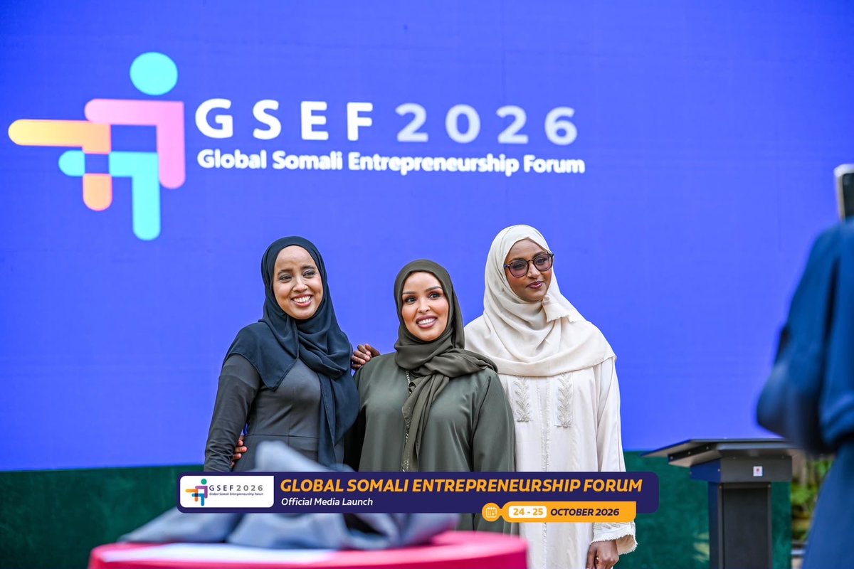 FarhiyaFarah4's tweet photo. As the @GSEFForum prepares for its third edition, the media launch sets the stage for conversations that go beyond entrepreneurship to explore how we can unlock investment, strengthen regional connections and create opportunities for businesses to thrive.

The launch was graced by Hon. Yusuf Hassan, Member of Parliament, and Ambassador Ali Affey, alongside strategic partners, delegates and distinguished guests united by a shared vision of advancing entrepreneurship, investment and regional economic cooperation.

Under the theme “Shaping the Future of East Africa through Innovation, Inclusive Governance, Regional Integration, and Sustainable Investment,” GSEF 2026 will bring together leaders, entrepreneurs, investors, policymakers and development partners to foster meaningful connections, strengthen partnerships and unlock new opportunities across Somalia and the wider East African region.

As we look towards the forum, the conversation is about creating an environment where businesses can grow, investment can flourish and regional collaboration can translate into tangible economic opportunities.

The stage is set. The momentum is building. We look forward to welcoming you to GSEF 2026.

🎥 Watch the media launch report: https://t.co/0omffK1Z9J

#GSEF2026 #Entrepreneurship #Investment #RegionalIntegration #EastAfrica