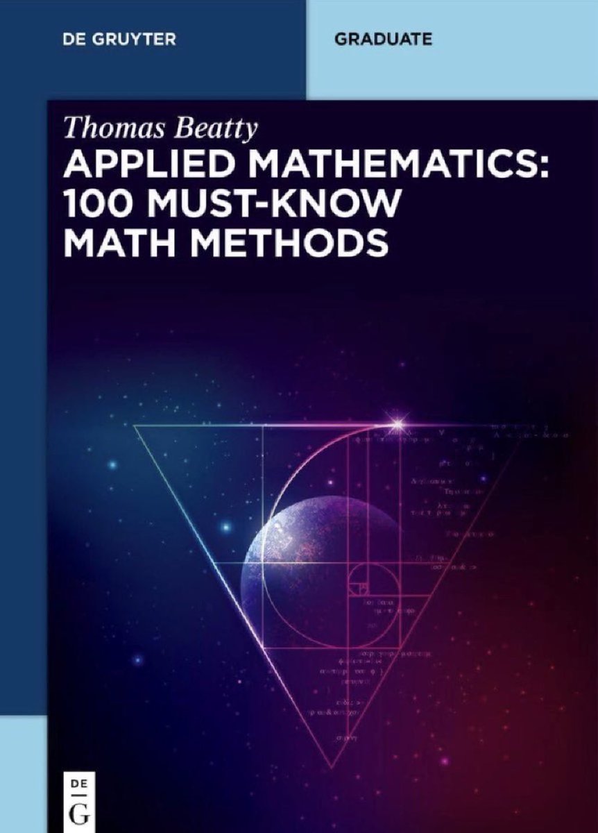 KirkDBorne's tweet photo. Applied Mathematics, with 100 Must-Know Math Methods (Textbook): https://t.co/teYghOY3Rf https://t.co/E7zTGW83gZ
