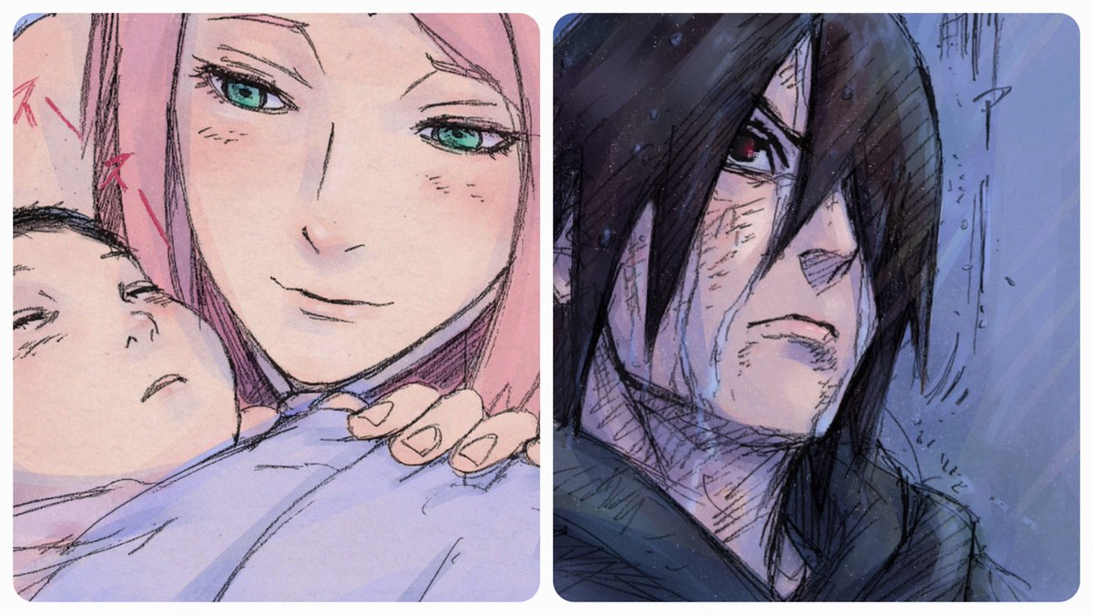 eugi_dlexo's tweet photo. ainda acho isso inacreditável. te amo família uchiha no blank period 💞 https://t.co/z7HUOo81Iu