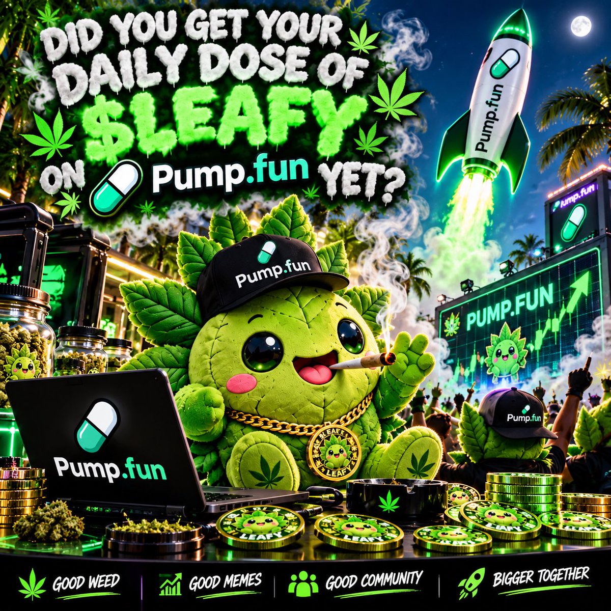 Its__Leafy's tweet photo. Download the @Pumpfun app and type in the word $Leafy and join history https://t.co/PyR94H7Pbb