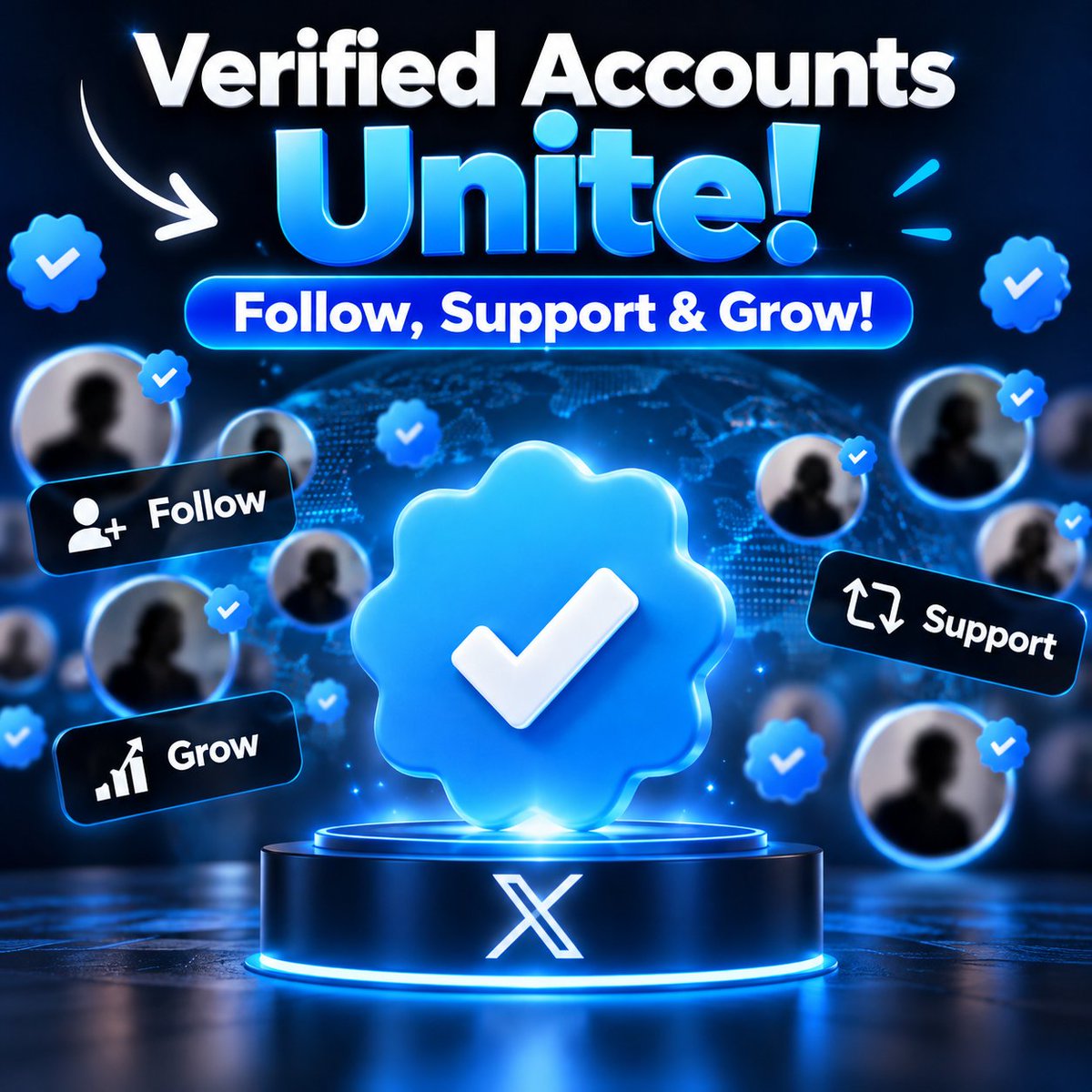 EarnTogetherr's tweet photo. 💙 Verified Accounts Unite! Follow, Support &amp; Grow! 🚀 https://t.co/nsJycSql8B