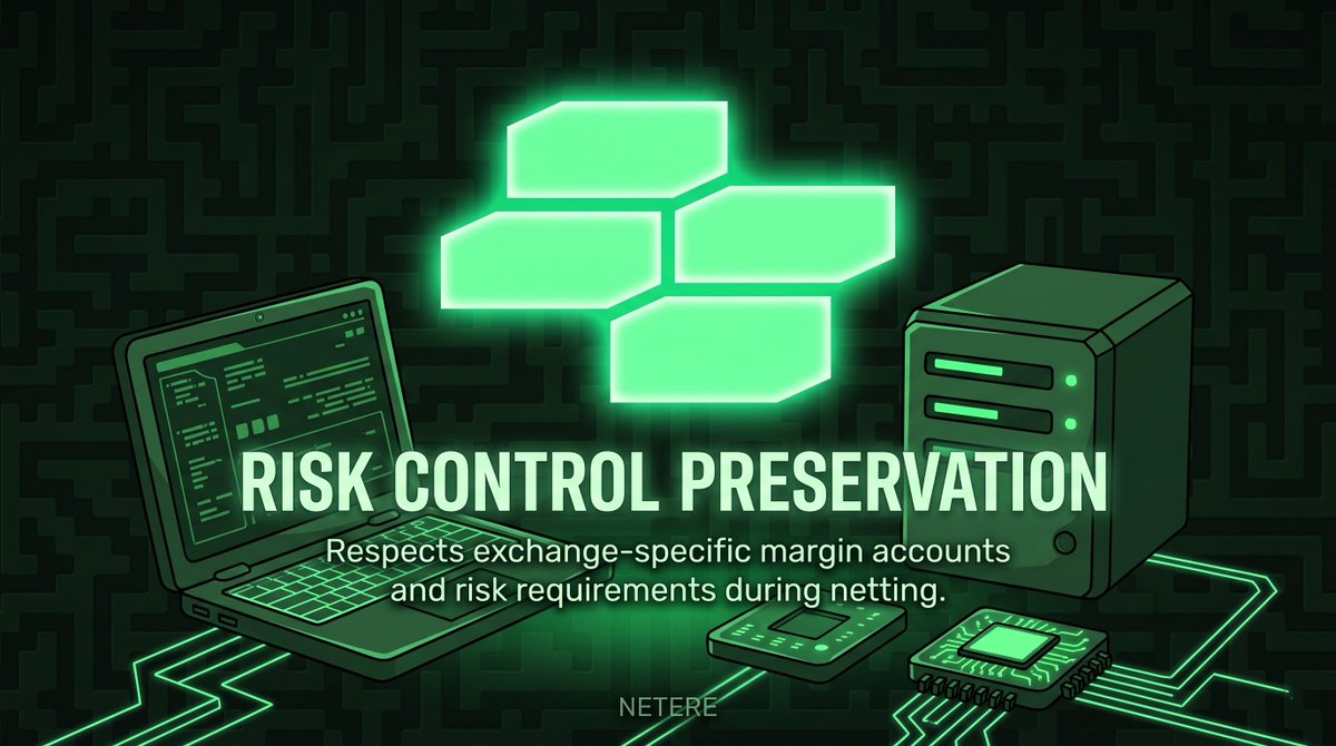 NetereFusion's tweet photo. Funding netting must respect the risk controls behind every trade.

Netere preserves exchange-specific margin accounts and risk requirements throughout the netting process. Funding obligations can be combined without treating separate trading positions as a single risk account. https://t.co/hEaeoiEKpi