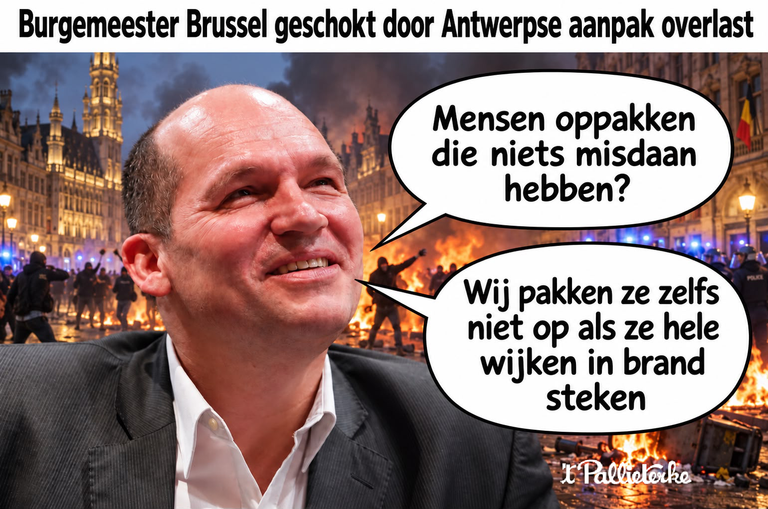 PALNWS's tweet photo. Zo pakt Brussel de rellen aan... https://t.co/8IJ4OKApBj