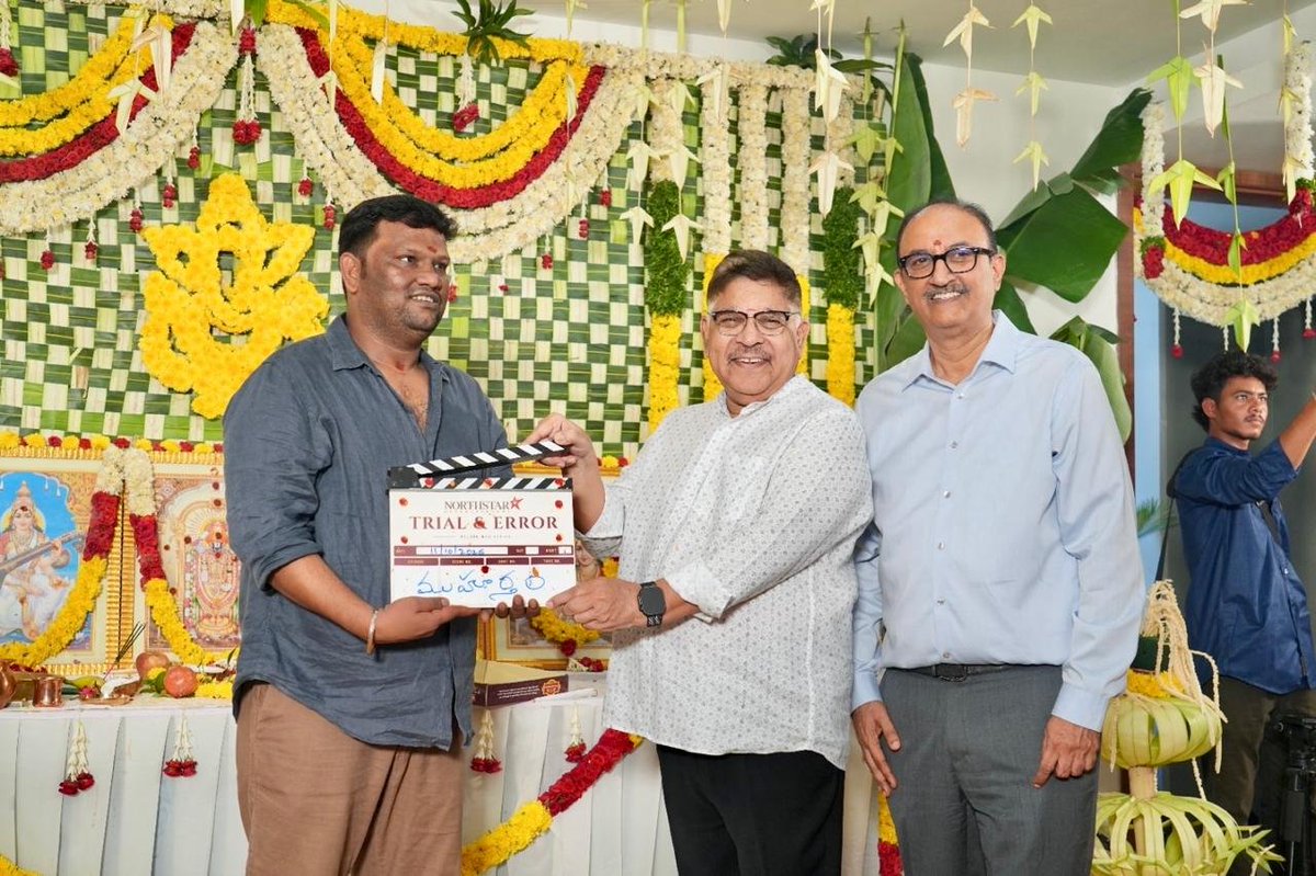 kollycorner's tweet photo. Following Dhootha and Black and White, Northstar Entertainment enters production on its next web series, #TrialAndError.
Satyadev and Faria Abdullah head the cast alongside Ramya Krishna in a prominent role, with Rajesh Selva directing. https://t.co/SDlIG3P5mp