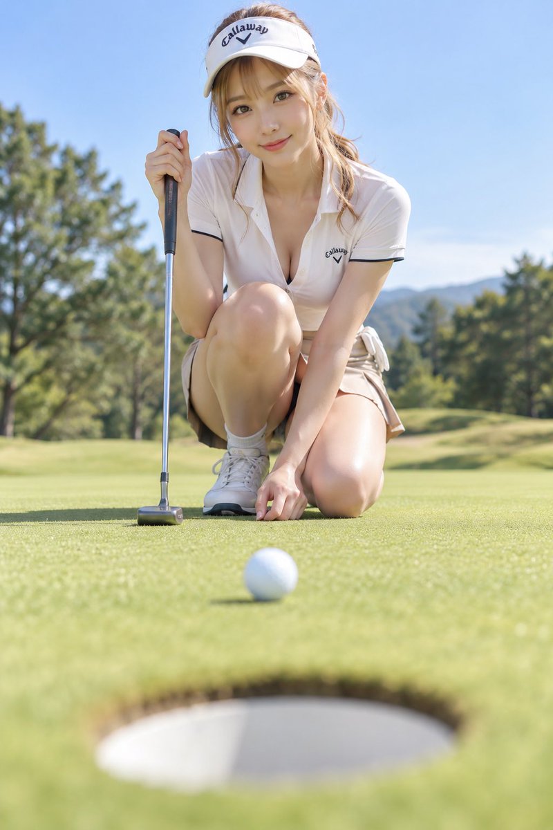 aihero7's tweet photo. お借りしました！
ゴルフ日和🏌️‍♀️
#AIgirl #AIart #AI美女 #SFW https://t.co/LcwiPshaU2