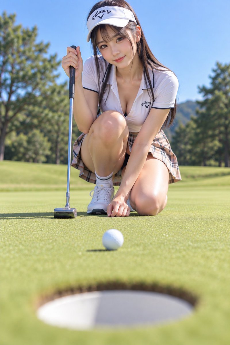 aihero7's tweet photo. お借りしました！
ゴルフ日和🏌️‍♀️
#AIgirl #AIart #AI美女 #SFW https://t.co/LcwiPshaU2