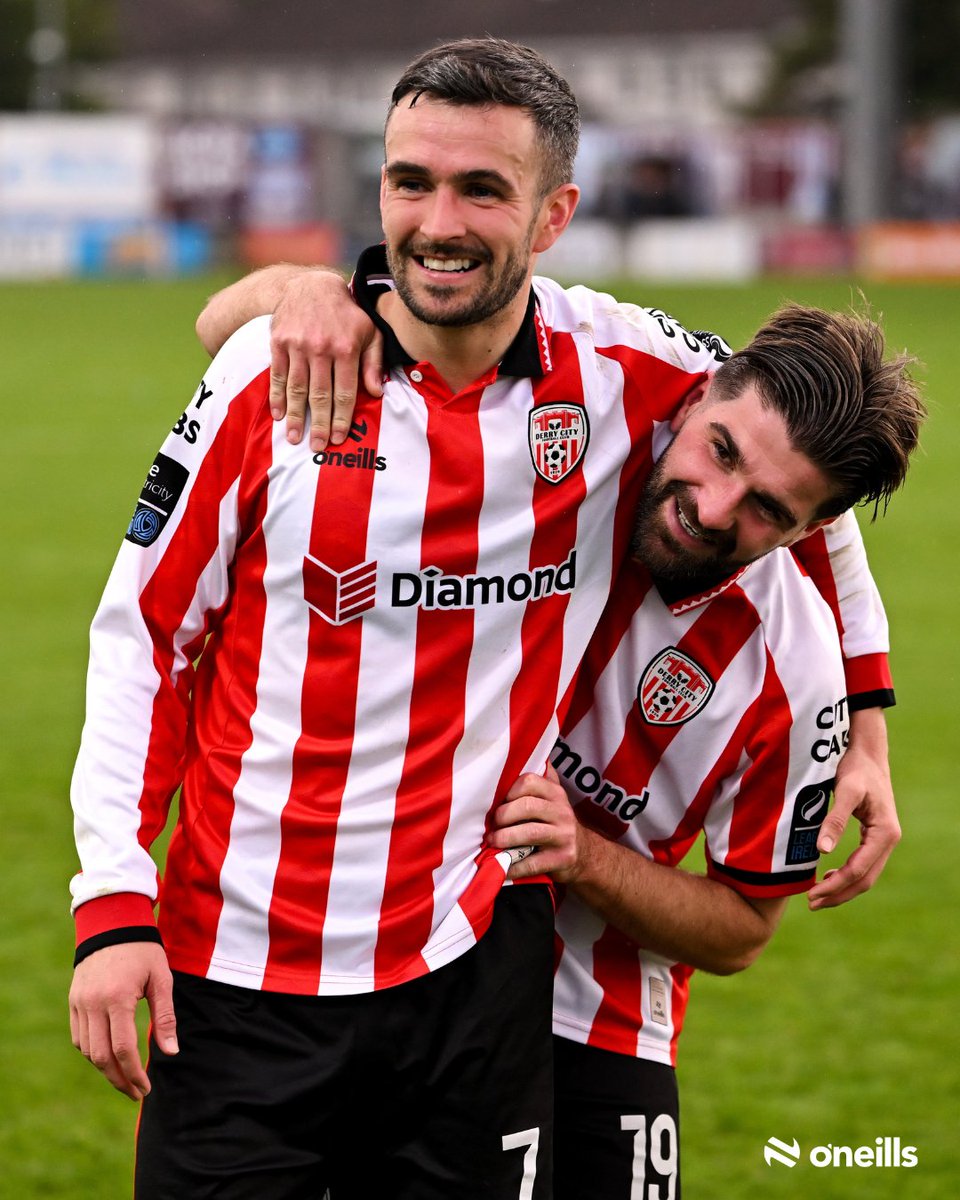 ONeills1918's tweet photo. THE DREAM IS ALIVE. 🔴⚪️
The Candystripes are Aviva bound 🏆👏
#DerryCity #FAICup #LOI #ONeills https://t.co/1FypxHIghC