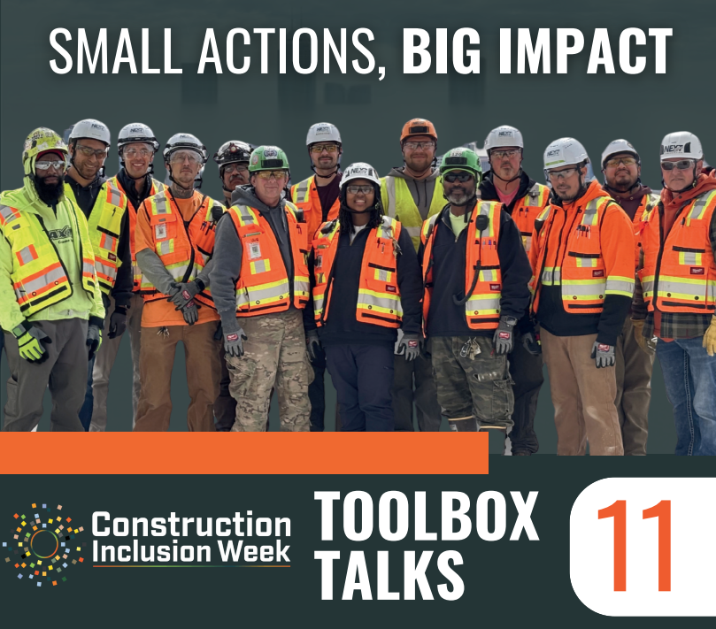 ApprenticeMN's tweet photo. Happy Construction Inclusion Week! 

This year’s theme is “opening doors, building a workplace for everyone.” Today’s toolbox talk focuses on commitment and accountability and how small actions can make a big impact.

View more at https://t.co/vY3u9OTtUA  #ApprenticeshipWorks https://t.co/QXYgH1BZRL