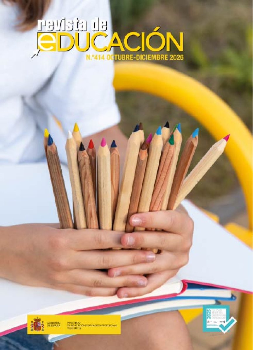 educaINEE's tweet photo. 📢 Ya está disponible el n.º 414 de la Revista de Educación.
El nuevo número reúne cinco investigaciones sobre eficacia escolar, inteligencia artificial, transición educativa, educación financiera y formación del futuro profesorado.
🔗 https://t.co/Zbgz5KkroO https://t.co/JKOOPv8Yf7