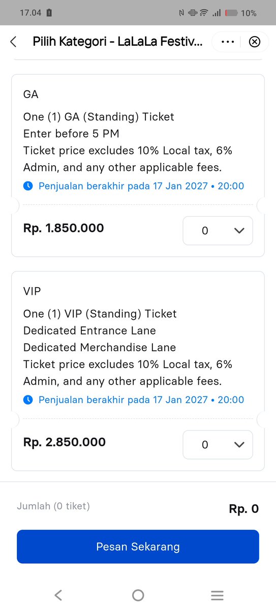 dexjusaa's tweet photo. Ada yang mau di bantu war tiket? 
LALALA FEST 2027 JAKARTA 

✅Mandiri Presale

Pakai data pribadi
Self payment
Fee 100k/tix dibayar after secured

📩send data by DM yaa

wts wtb tiket jaswar jastiptiket lalalafest olivia dean konser trusted jkt
#wtb #wts #zonauang #LaLaLa2027 https://t.co/HrPIxF44EV