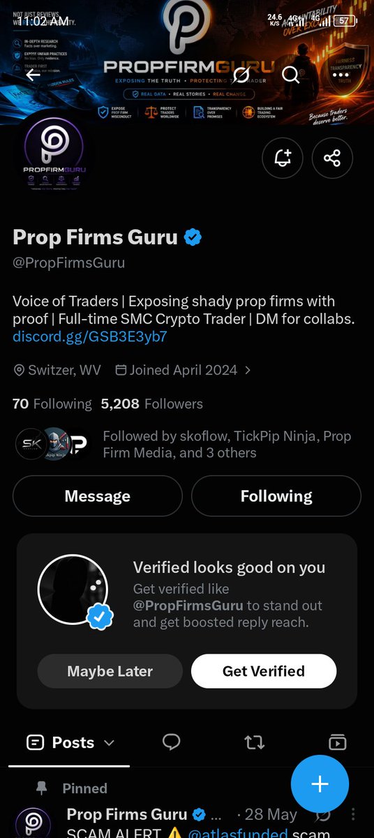 undaunted_fx's tweet photo. @PropFirmsGuru @Ye_FTM @FTMarketslive @FTMAsiaHQ Already followed all @FTMarketslive Handles since on set 🩵🚀 https://t.co/bAjbi9P1CX