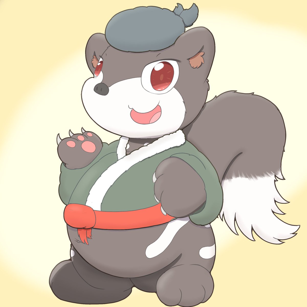 erafarty's tweet photo. Skebにてキャラデザさせてからこかせて頂きました！
イタチ×マングースっぽい子と
イタチ×ジャコウネコっぽい子です
ありがとうございました〜 https://t.co/sR26Ys1tJd