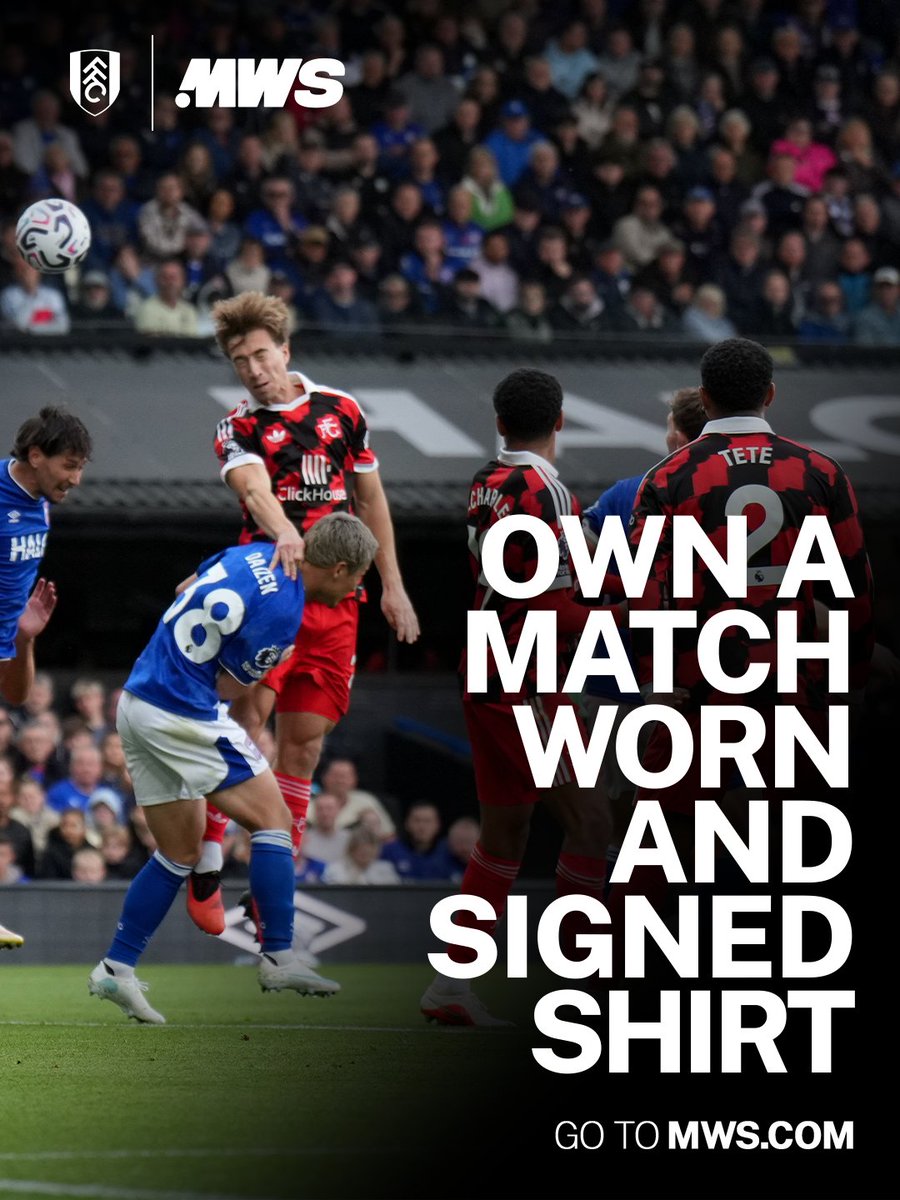 FulhamFC's tweet photo. Auctions are live on @MatchWornShirt from the season so far. 

👉 https://t.co/ekwH9R6IyP https://t.co/yFzcI9xp9z