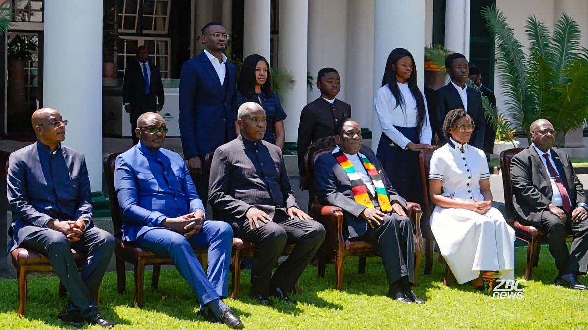 sedzeman's tweet photo. General Chiwenga’s enemy has been sworn in as the Minister by Mnangagwa and General Chiwenga was missing on this occasion. Interesting times ahead! https://t.co/cQBidrDd2d