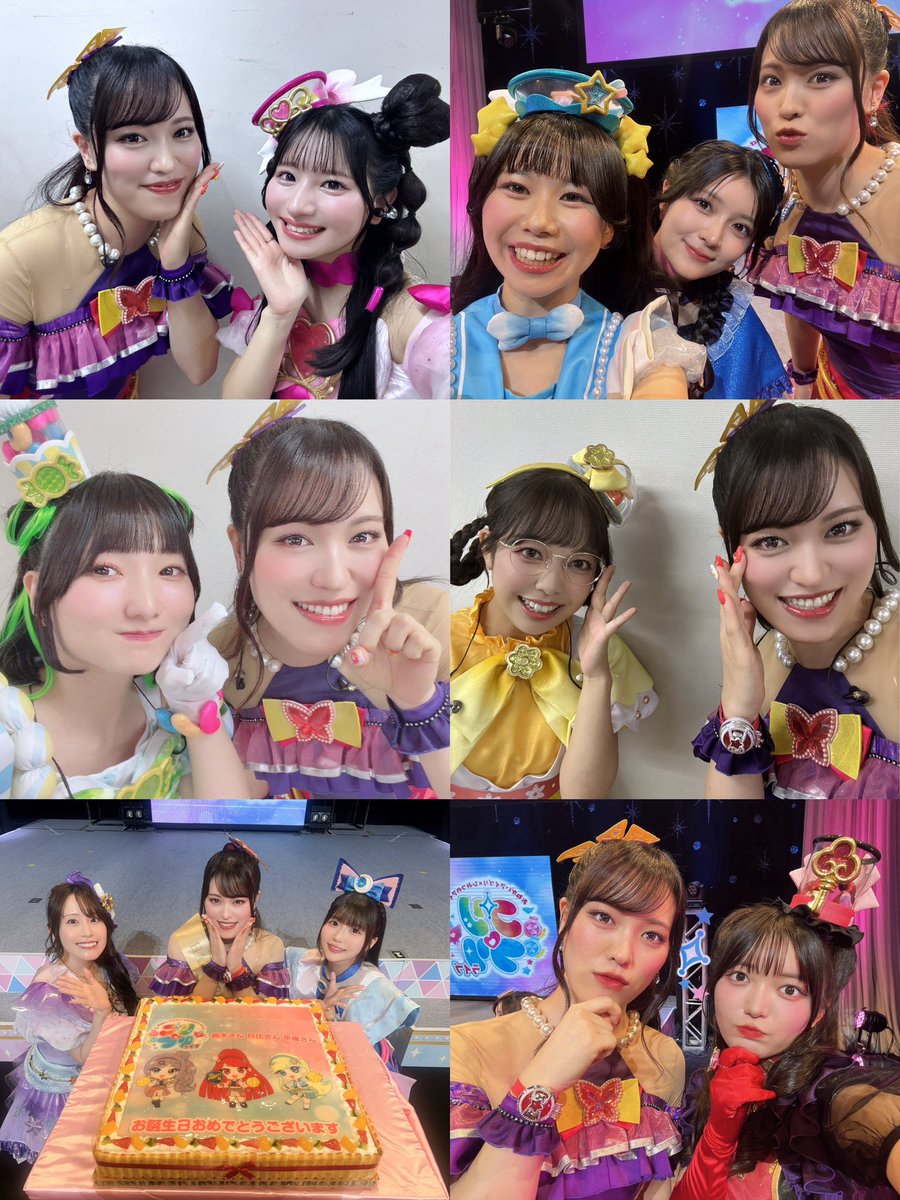 nippi1011's tweet photo. 先日の #プリプリライブ のアーカイブ配信が始まりましたよ〜‼️‼️‼️

なんと期間が延長され、10月27日まで観られるようになったとの事です🤟🏻✨✨
ぜひぜひたくさんご覧くださいね🎀

オススメはPerfect☆Starsの最後です💥

合間で撮れた皆さんとのお写真も載せちゃお〜🎶
 #おねがいアイプリ 
 #ひみつのアイプリ
