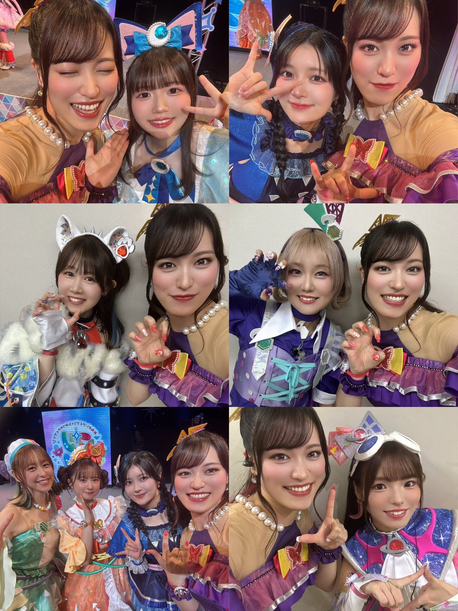nippi1011's tweet photo. 先日の #プリプリライブ のアーカイブ配信が始まりましたよ〜‼️‼️‼️

なんと期間が延長され、10月27日まで観られるようになったとの事です🤟🏻✨✨
ぜひぜひたくさんご覧くださいね🎀

オススメはPerfect☆Starsの最後です💥

合間で撮れた皆さんとのお写真も載せちゃお〜🎶
 #おねがいアイプリ 
 #ひみつのアイプリ