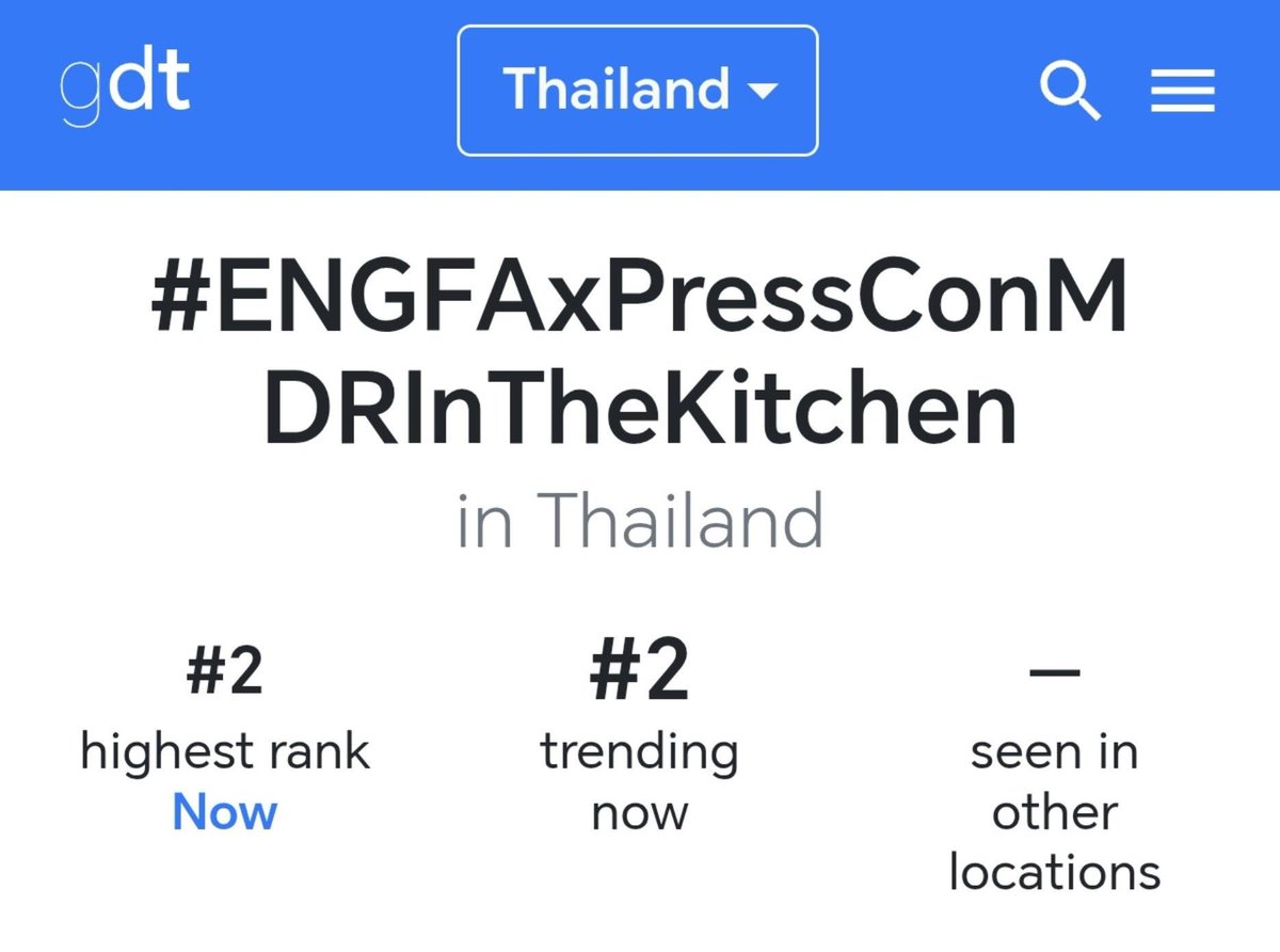 JisooandEngfa's tweet photo. ทุกคนนนน 😭😭😭

อันดับ 2 ค่ะ 😭😭 ขอบคุณทุกคนที่มาช่วยกันนะคะ

#ENGFAxPressConMDRInTheKitchen 
#อิงฟ้ามหาชน #อิงฟ้าวราหะ 
#EngfaWaraha @EWaraha https://t.co/wIdfgHjTsF