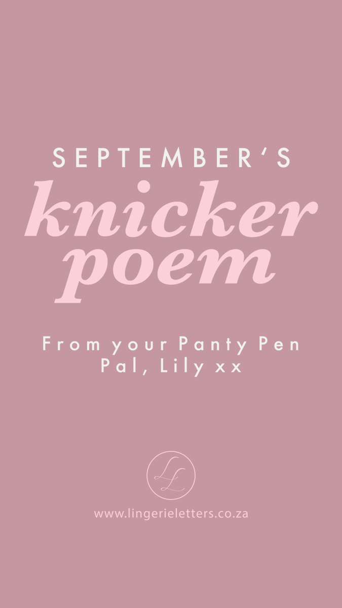 LingerieLetters's tweet photo. PANTIES & POEMS //
Press play and join me as I read last month’s #LingerieLetters Knicker Subscription poem, penned by your Panty Pen Pal, Lily >> https://t.co/nCQFnSto8W
#BeautifulBottomsClub #SubscriptionUnboxing #MadeInCapeTown #SouthAfricanBrand https://t.co/5I1SRLDloF