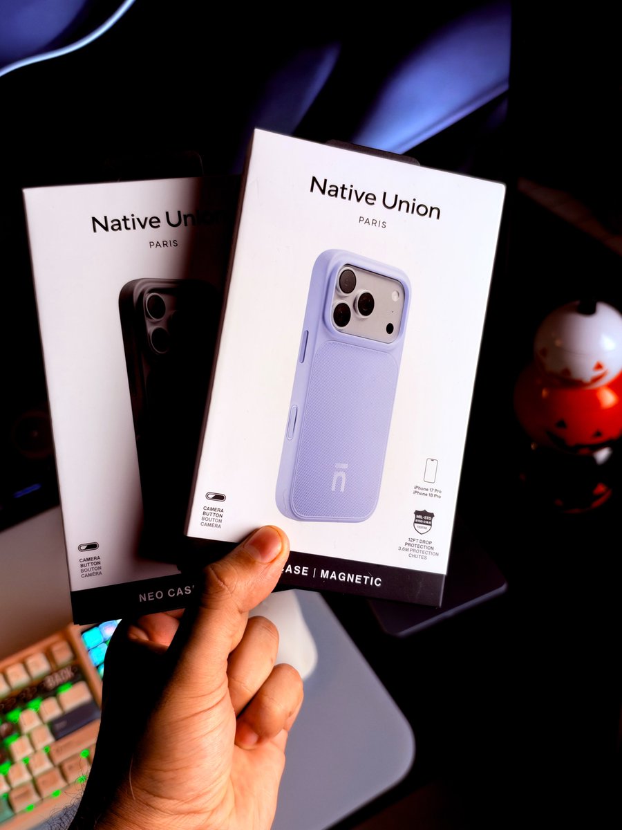 stufflistings's tweet photo. Got 2 cool Native Union cases for the iPhone 17 Pro 😍 https://t.co/Rn4JuJdd80