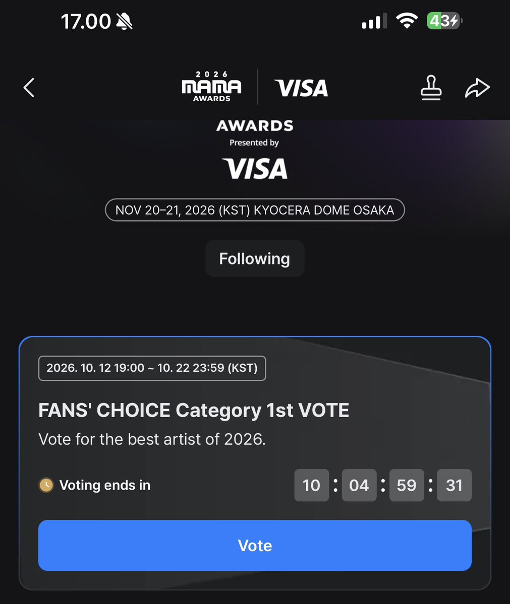 cortisconnect's tweet photo. 🚨 MAMA FAN CHOICE STARTS NOW!

DROP YOUR PROOF HERE! 
COER, it’s time to show up for CORTIS! Open Mnet Plus and cast your vote for CORTIS in Fans’ Choice now. 🗳️
🔗 https://t.co/gfVZ3N0pEb

How to vote:  coers need to vote at least
1 MALE (cortis)
1 FEMALE 

Let’s make ours count for CORTIS!
#CORTIS #코르티스 #2026MAMA