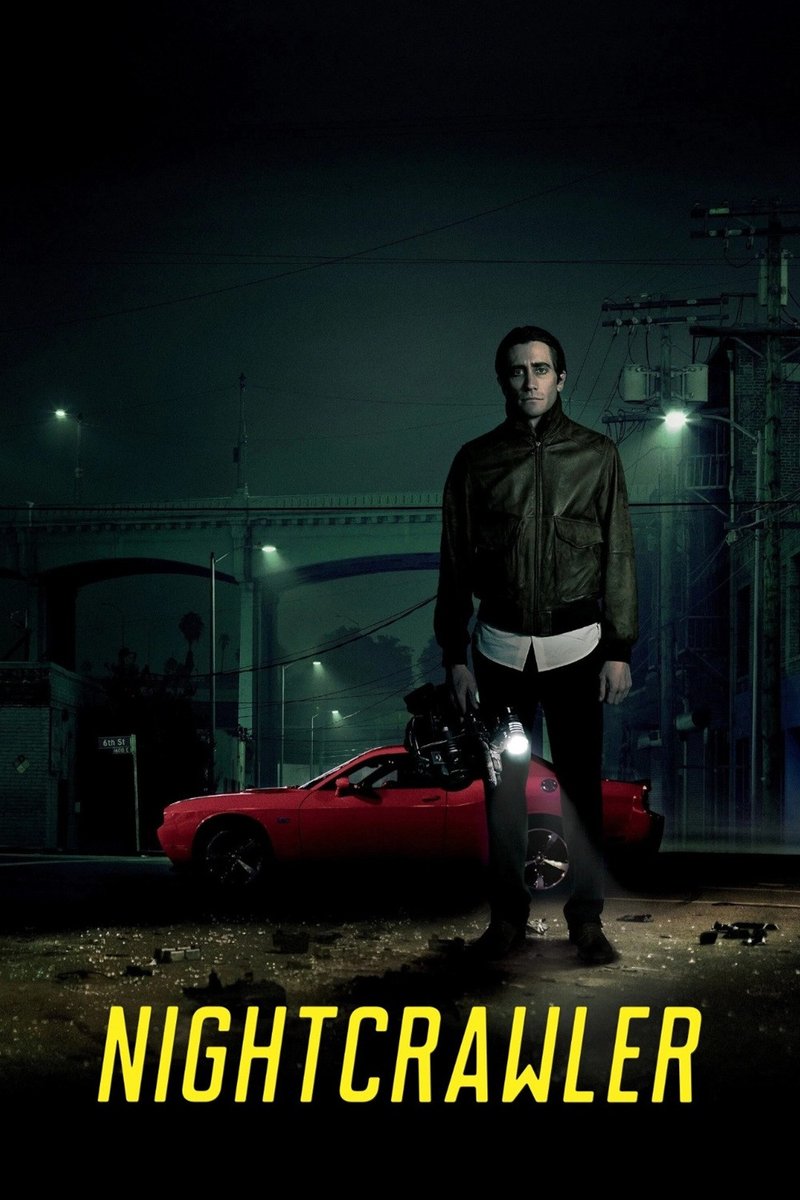 ScreenBarcode's tweet photo. Nightcrawler (2014) · barcode &amp; poster
directed by Dan Gilroy · 1h 58m

cast: Jake Gyllenhaal, Rene Russo, Riz Ahmed, Bill Paxton, Kevin Rahm, Michael Hyatt, Ann Cusack, Kent Shocknek, Sharon Tay, Carolyn Gilroy https://t.co/0dWc5Swhz6