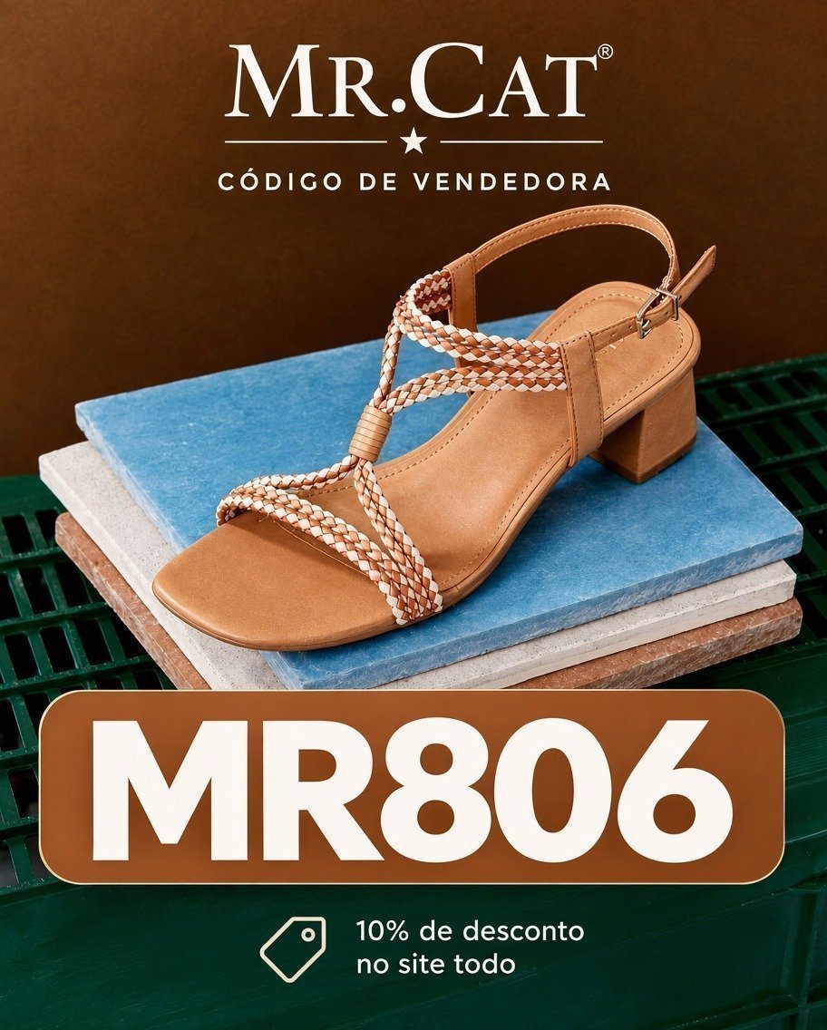 AchouCupom's tweet photo. Código de vendedora Mr. Cat: MR806 🤎

10% OFF no site todo https://t.co/ko70XePVKr