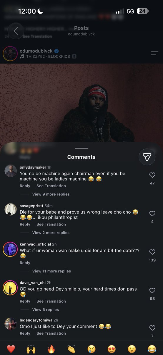 Lemaere's tweet photo. Bruh If you wan laugh go check Odumodu new ig post cs 😭  nobody send hin papa again 😂😂😂💔 https://t.co/f7qK6Qs2gc